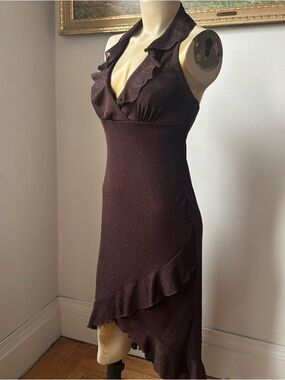 Y2K vintage Rampage Fairy Glitter Halter Dress